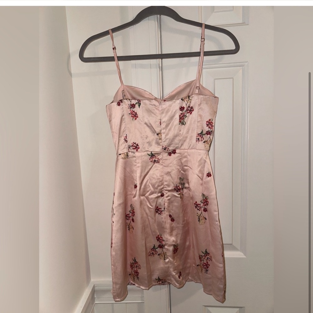 Princess Polly Floral Silk Mini Dress